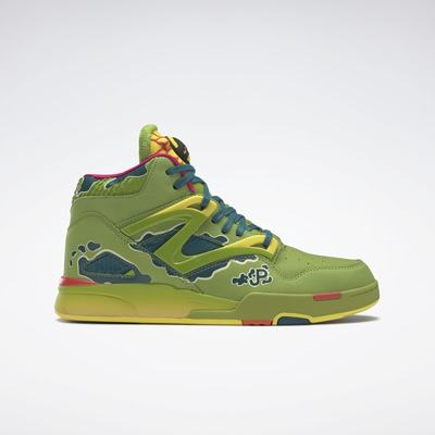 Reebok Men's Jurassic Park Pump Omni Zone II Shoes Green,US-70185